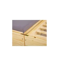 Letto singolo 3 in 1 in pino massello 90x200 cm