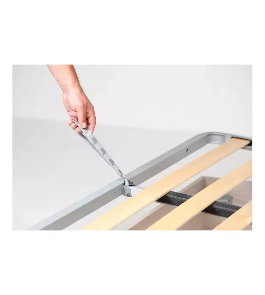 Letto singolo contenitore "hi box" olmo naturale 90x190 cm