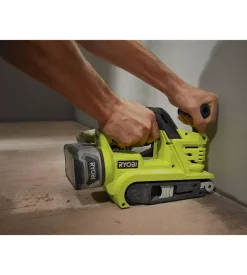 Levigatrice a nastro a batteria ryobi "r18bs-0" 18v, solo corpo macchina