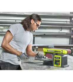 Levigatrice a nastro e disco elettrica ryobi "rbds4601g" 375 w