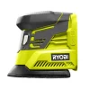 Levigatrice orbitale palmare a batteria ryobi "r18ps-0" 18v, solo corpo macchina