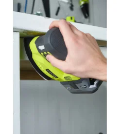 Levigatrice orbitale palmare a batteria ryobi 