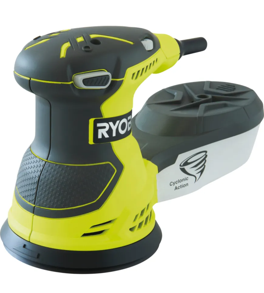 Levigatrice rotorbitale elettrica ryobi "ros300" 300 w