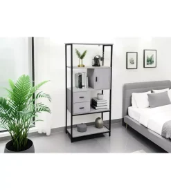 Libreria con cassetti bellahome 