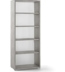 Libreria h185 l71 finitura cemento