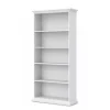 Libreria "paris" bianca con 4 ripiani, 96x36x200 cm
