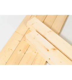 Listone doppio uso in abete grezzo 19 x 121 x 2000 mm