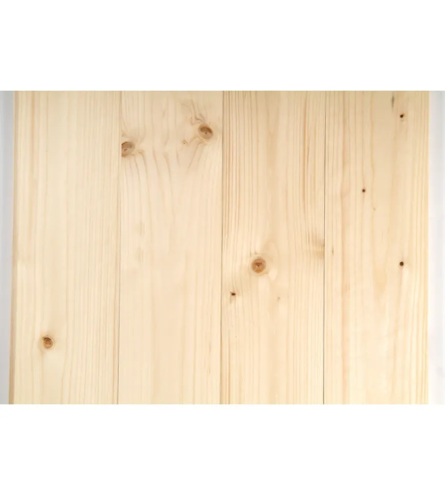 Listone doppio uso in abete grezzo 19 x 121 x 3000 mm