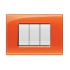 Ll placca 3p arancio - bticino.