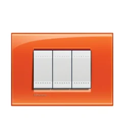 Ll placca 3p arancio - bticino.