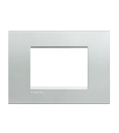 Ll placca 3p argento - bticino.