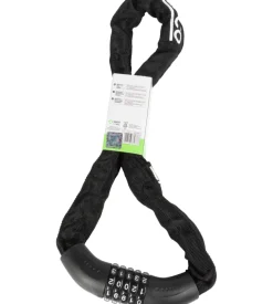 Lucchetto a catena per bicicletta sparco nero con combinazione