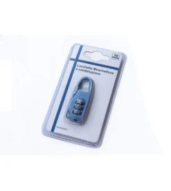 Lucchetto a combinazione con aggancio a moschettone