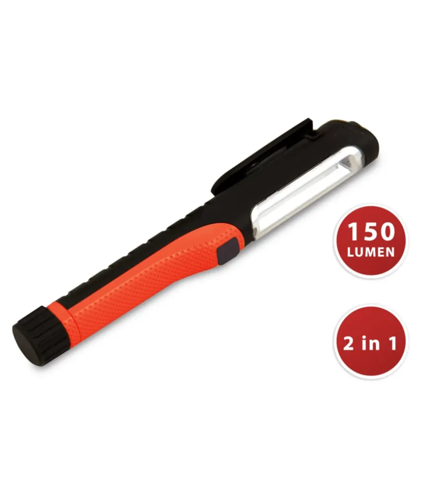 Luce da lavoro 2in1 2w + torcia con calamita