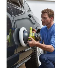 Lucidatrice rotorbitale a batteria ryobi "r18b-0" 18v, solo corpo macchina