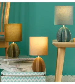 Lume da tavolo onli "carambola" ruggine, e14