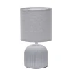 Lume da tavolo onli "shelly" grigio portalampada e14