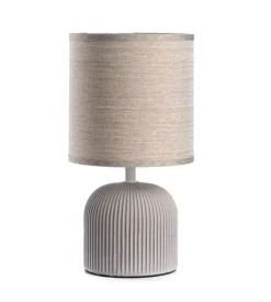 Lume da tavolo onli "shelly" sabbia, e14