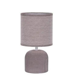 Lume da tavolo onli "shelly" marrone e14