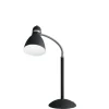 Lume "people" in metallo nero con diffusore orientabile, h 52 cm