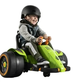 Macchina elettrica per bambini a batteria 6v modello green machine 360