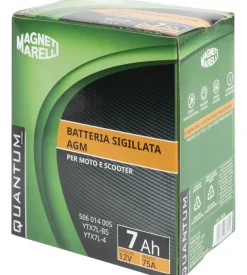 Magneti marelli batteria moto scooter 7ah 12v 75a agm sigillata polo positivo dx