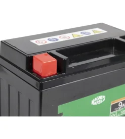Magneti marelli batteria moto e scooter 9ah 12v 120a tecnologia agm sigillata polo positivo sinistro