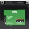 Magneti marelli batteria moto e scooter 12ah 12v 150a tecnologia agm sigillata polo positivo sinistro