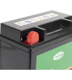 Magneti marelli batteria moto e scooter 9ah 12v 100a tecnologia agm sigillata polo positivo sinistro