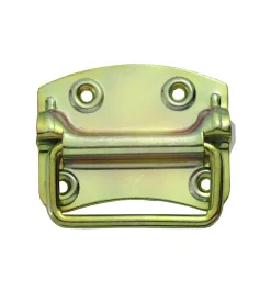 Maniglie snodate per bauli 105 x 77 mm. - zincato giallo - 1 pz.