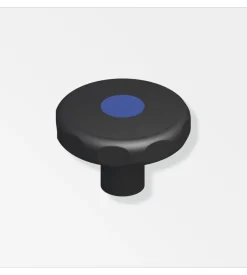 Manopole m8 pvc nero fil acc 1 pezzo.