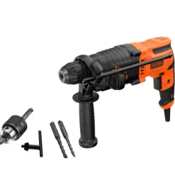 Martello tassellatore elettrico black+decker "behs01-qs" 1,4 j 650 w
