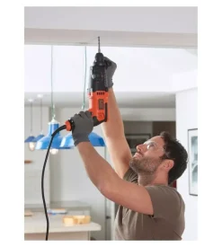 Martello tassellatore elettrico black+decker "behs01-qs" 1,4 j 650 w