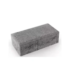 Massello autobloccante in cemento colore grigio, 10x20x5 cm