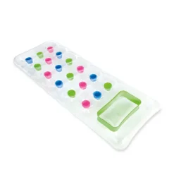 Materassino gonfiabile 18 buchi intex trasparente cm 188x71 i.13 - cod. 59894eu