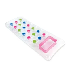 Materassino gonfiabile 18 buchi intex trasparente cm 188x71 i.13 - cod. 59894eu