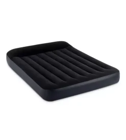 Materasso ad una piazza e mezza autogonfiante intex "airbed dura-beam pillow rest classic" colore blu scuro, 137x191x25 - cod. 64148nd