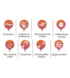 Materasso matrimoniale anatomico dormir 