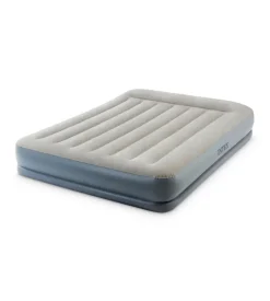 Materasso matrimoniale autogonfiante intex "airbed dura-beam pillow rest mid-rise" colore crema e pompa integrata 152x203x30 cm - cod. 64118nd