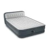 Materasso matrimoniale autogonfiante intex "dura-beam pillow ultra push" colore grigio chiaro e pompa elettrica inclusa 152x236x86 cm - cod 64448nd