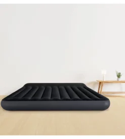 Materasso matrimoniale gonfiabile intex "airbed dura-beam pillow rest classic" blu scuro 183x203x25 cm - cod. 64144