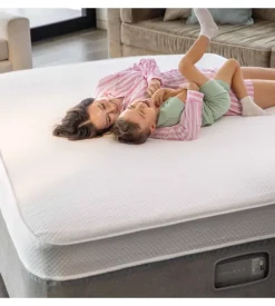 Materasso matrimoniale gonfiabile intex "truaire foam" marrone 152x203x51 cm - cod. 64084