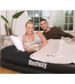 Materasso matrimoniale gonfiabile bestway tritech floccato, 203x152x46 cm