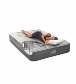 Materasso matrimoniale gonfiabile intex "truaire" marrone 152x203x51 cm - cod. 64030
