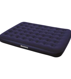 Materasso matrimoniale gonfiabile floccato bestway in vinile blu 191x137x22 cm - cod. 67002