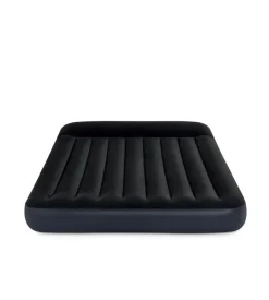 Materasso matrimoniale gonfiabile intex "airbed dura-beam pillow rest classic" blu scuro 152x203x25 cm - cod. 64150nd