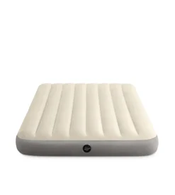 Materasso piazza e mezza gonfiabile intex "airbed dura-beam single-high" crema 137x191x25 cm - cod. 64102