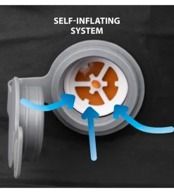 Materasso piazza e mezza autogonfiante da campeggio brunner 