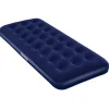Materasso singolo gonfiabile floccato bestway in vinile blu 185x76x22 cm - cod. 67000