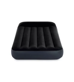 Materasso singolo gonfiabile intex "airbed dura-beam pillow rest classic" blu scuro 99x191x25 cm - cod. 64141
